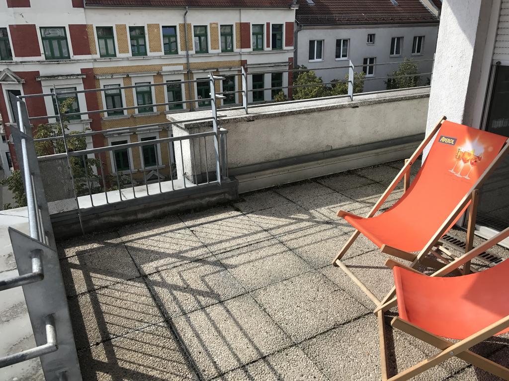 Exklusive Wohnung Mit Dachterrasse In Schleussig Leipzig Exterior photo